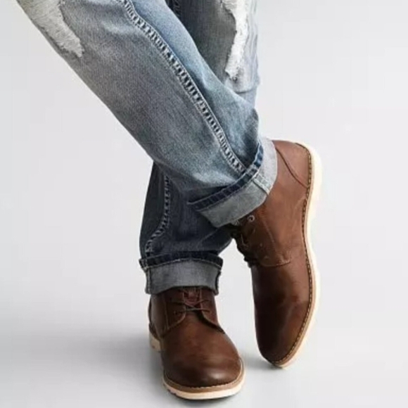 Steve Madden Brriol Chukka Boots Size 11 Cognac Brown EUC - Picture 1 of 8